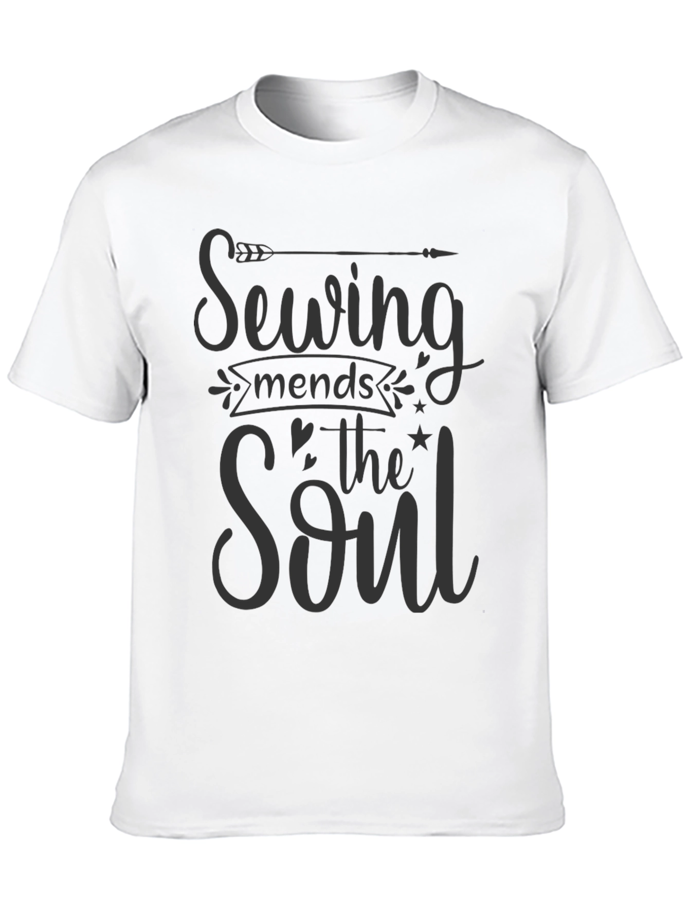 Sewing Mends The Soul Graphic T-Shirt