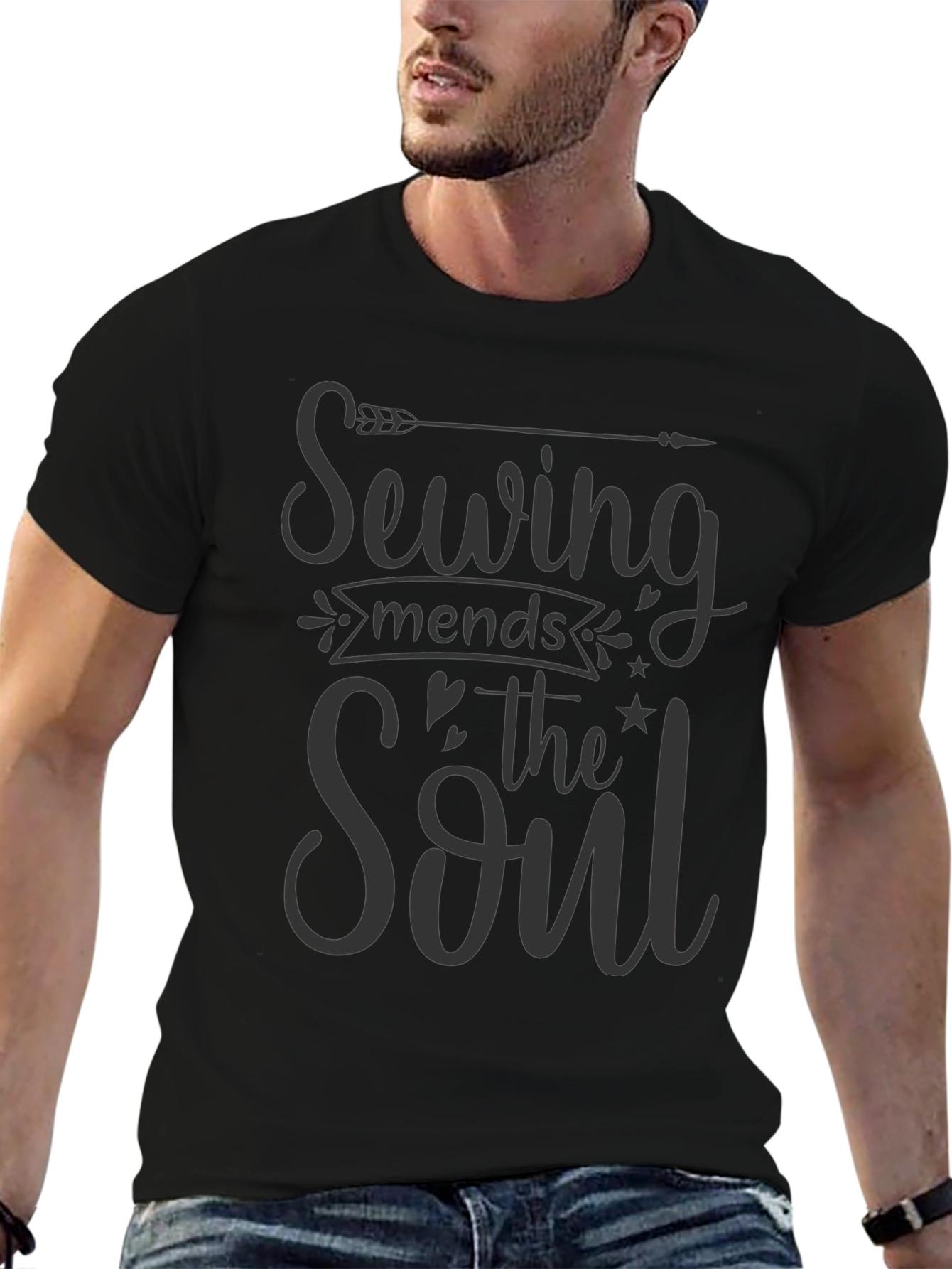 Sewing Mends The Soul Graphic T-Shirt