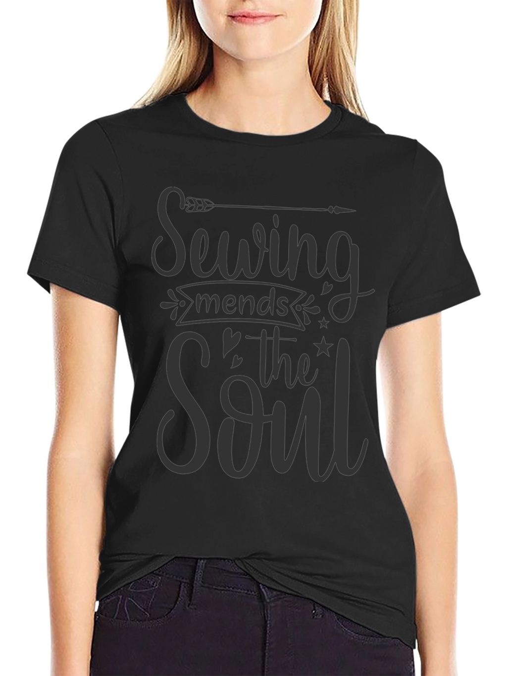 Sewing Mends The Soul Graphic T-Shirt