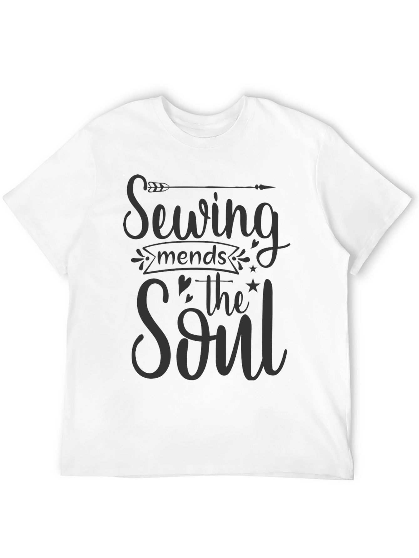 Sewing Mends The Soul Graphic T-Shirt