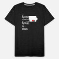 Iowa Home Is Where Heart Is Cool Gift