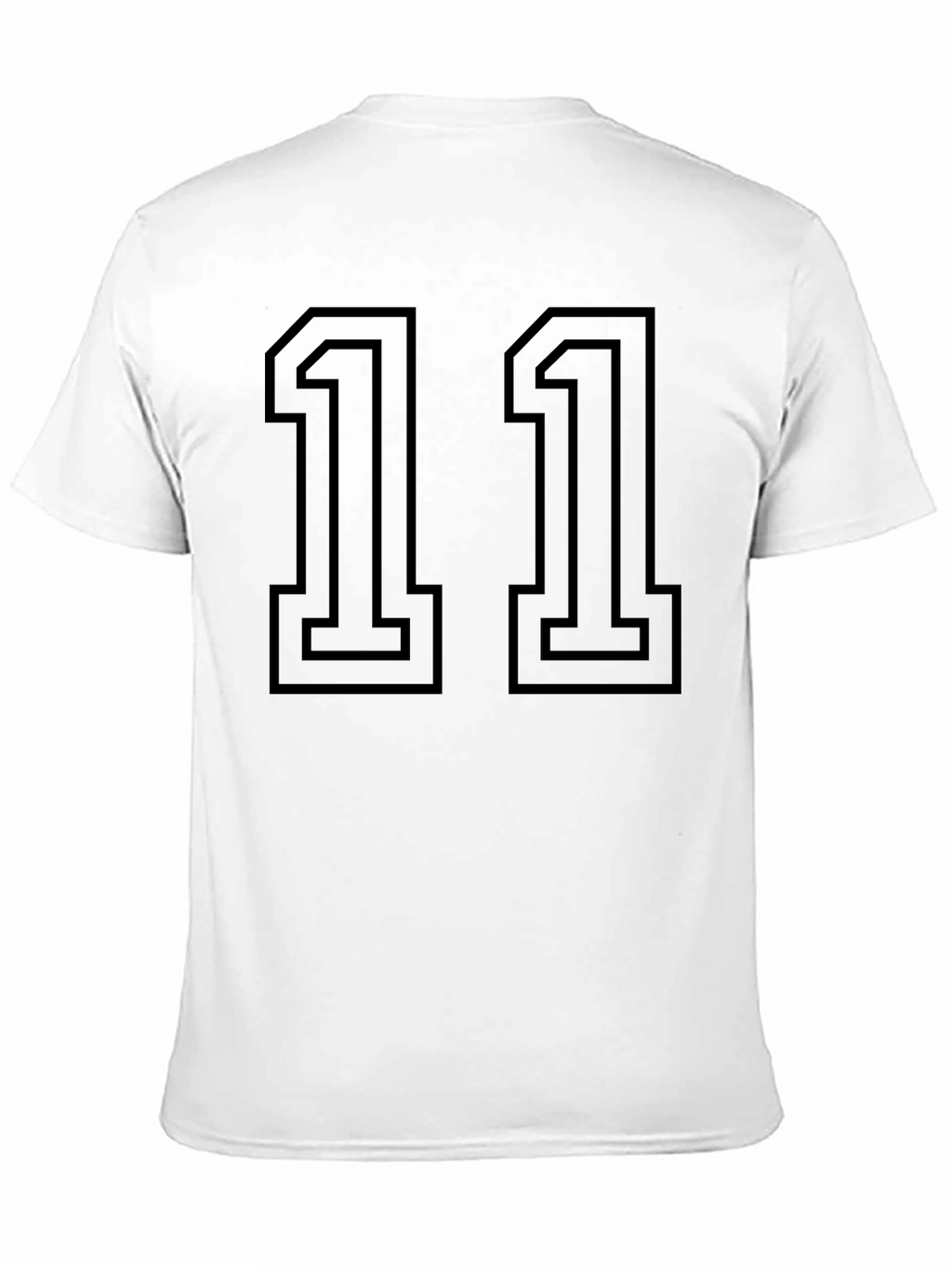 Black Number 11 Graphic T-Shirt