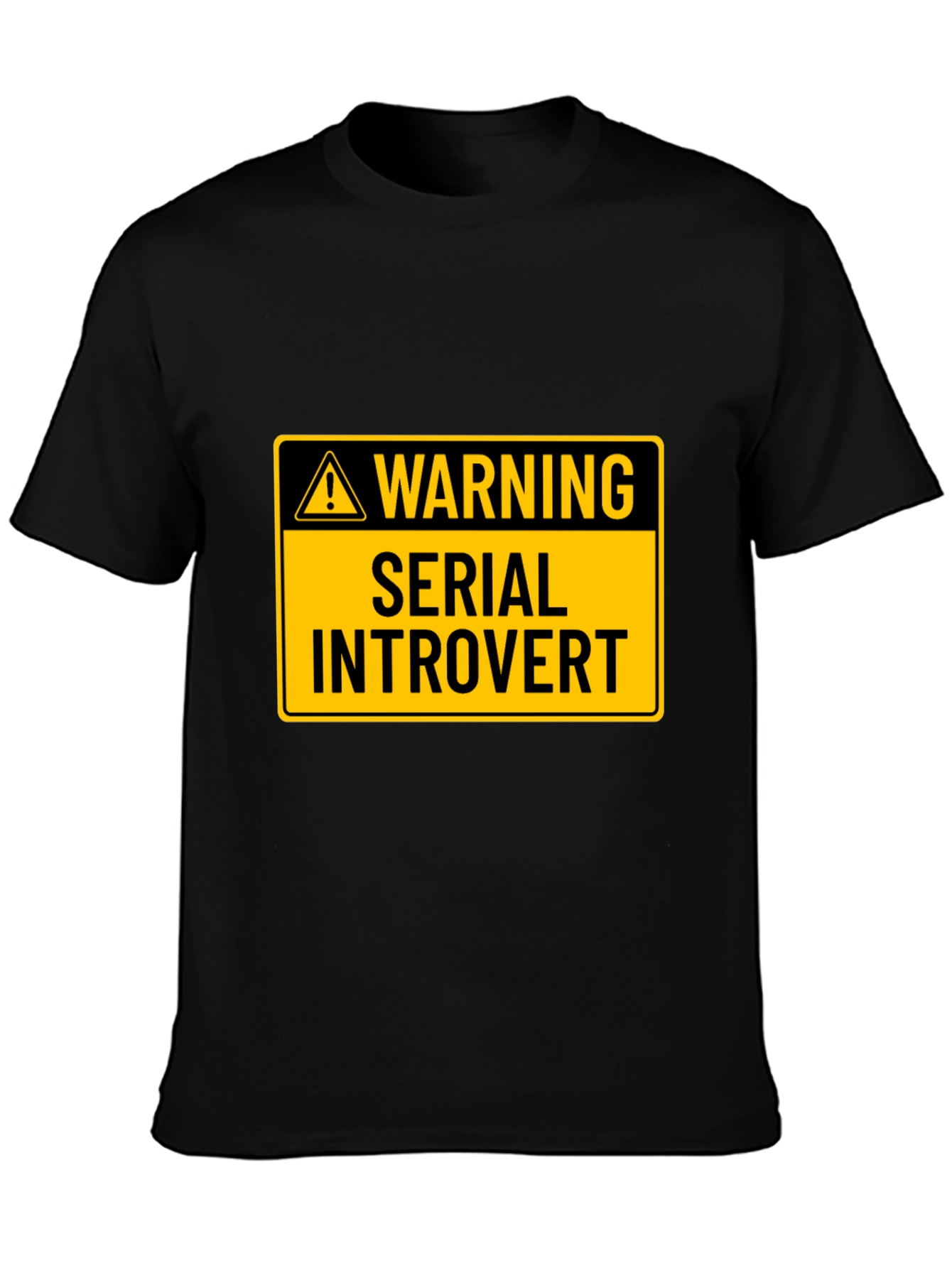 Warning: Serial Introvert Graphic T-Shirt