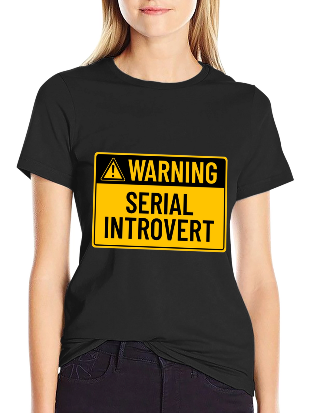 Warning: Serial Introvert Graphic T-Shirt