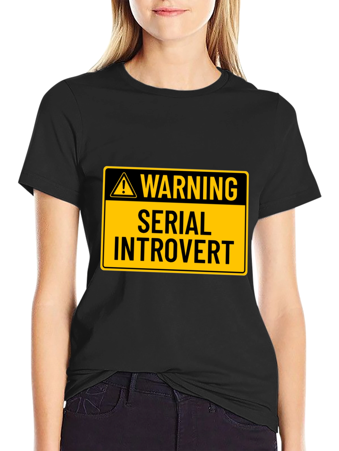 Warning: Serial Introvert Graphic T-Shirt
