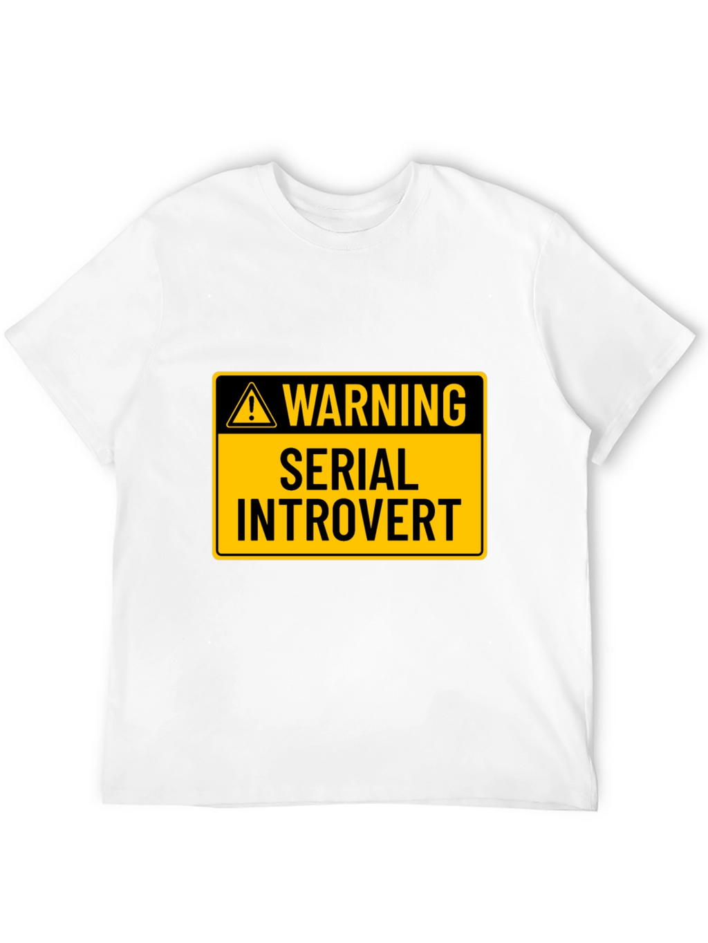 Warning: Serial Introvert Graphic T-Shirt