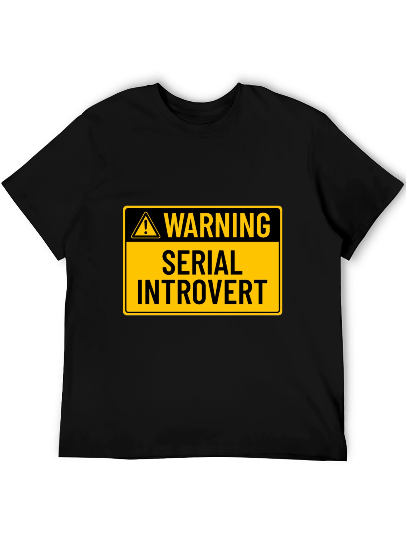 Warning: Serial Introvert Graphic T-Shirt