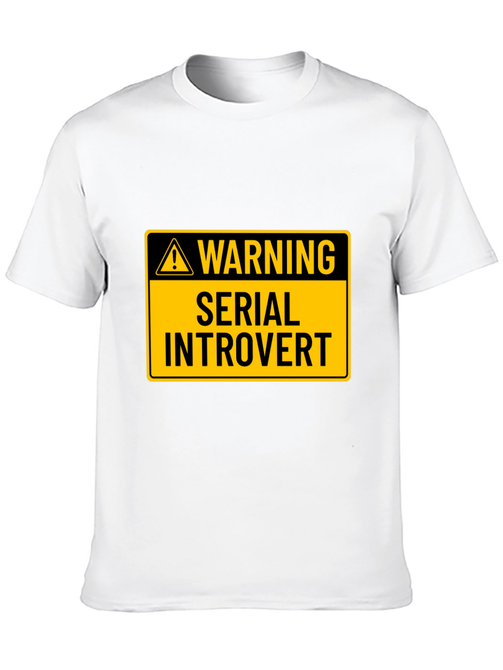 Warning: Serial Introvert Graphic T-Shirt