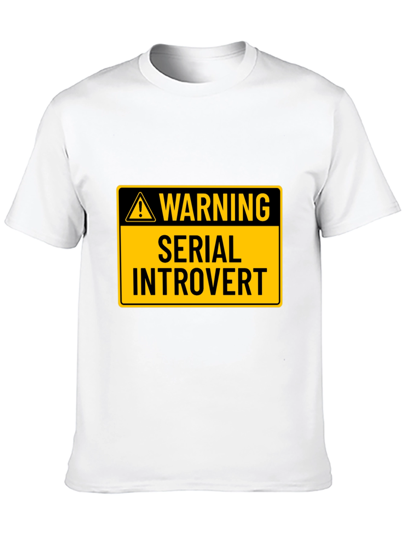 Warning: Serial Introvert Graphic T-Shirt