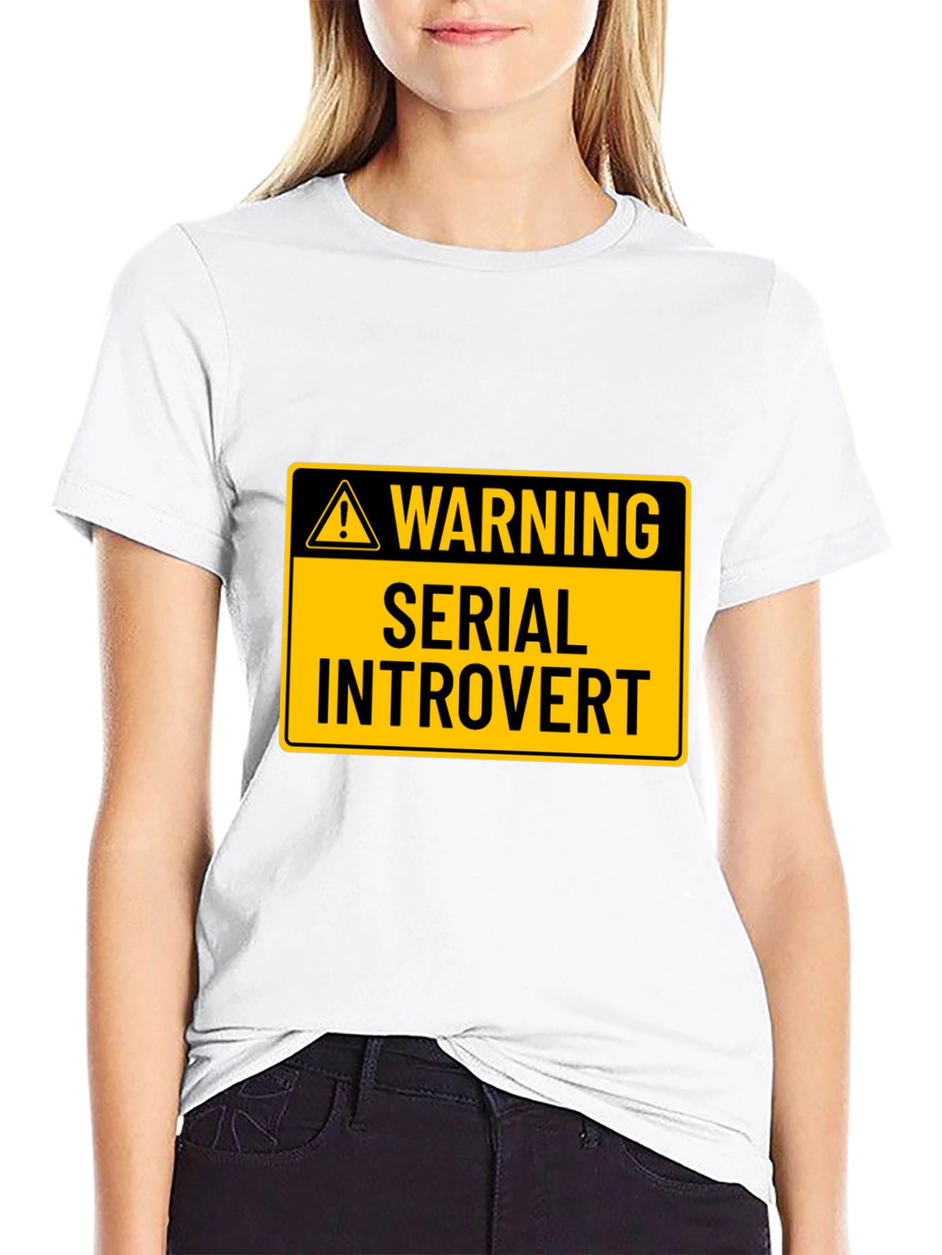 Warning: Serial Introvert Graphic T-Shirt