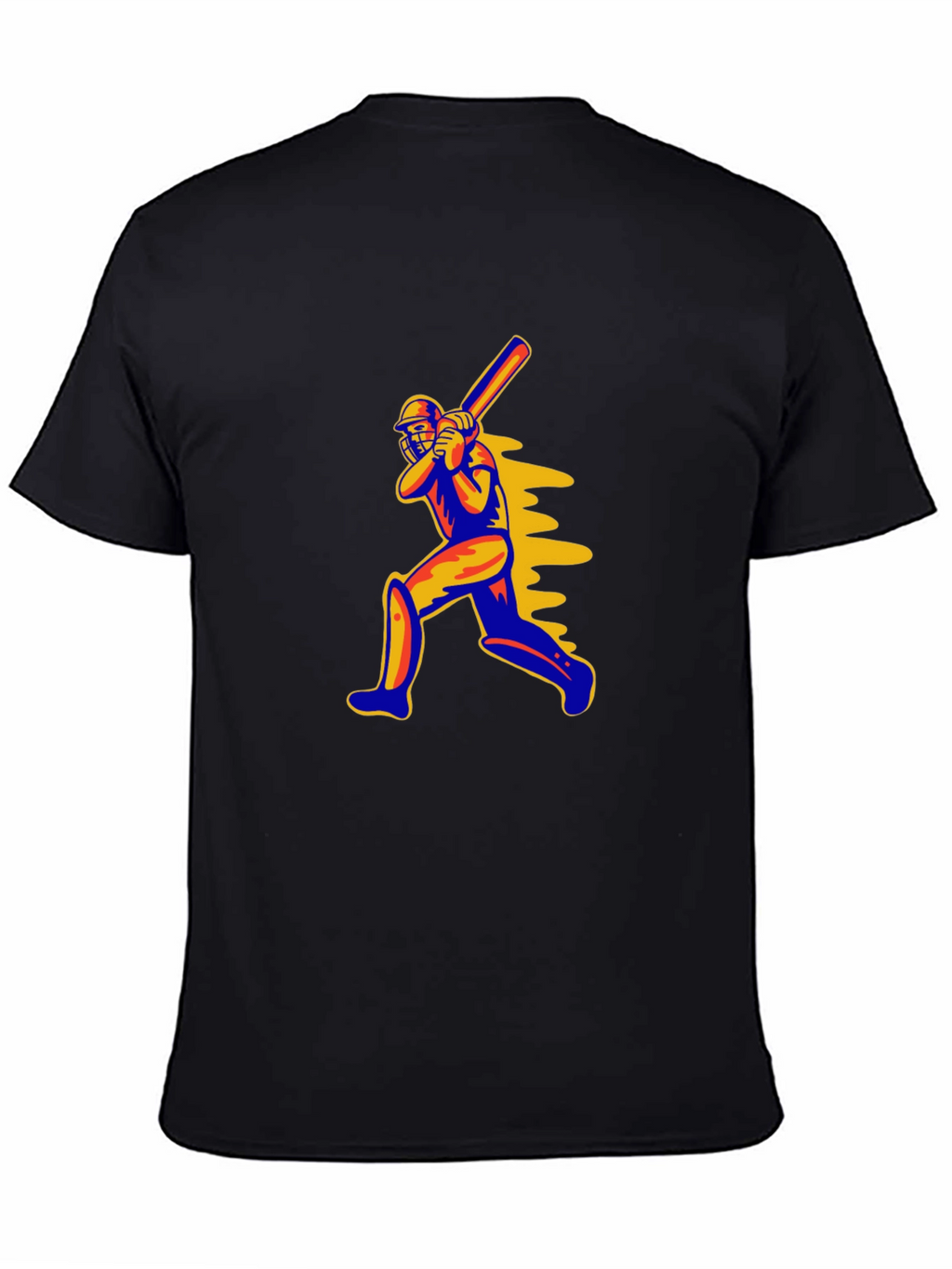 Cricket Player Graphic T-Shirt