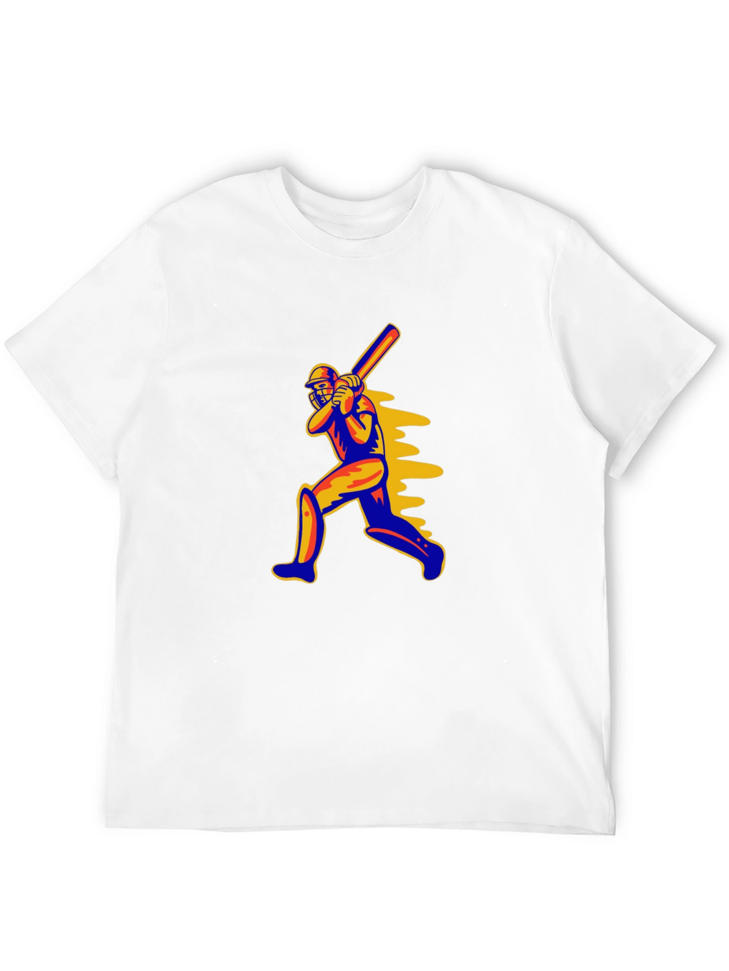 Cricket Player Graphic T-Shirt