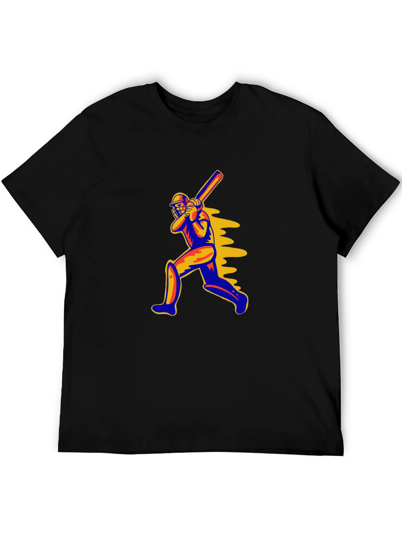 Cricket Player Graphic T-Shirt