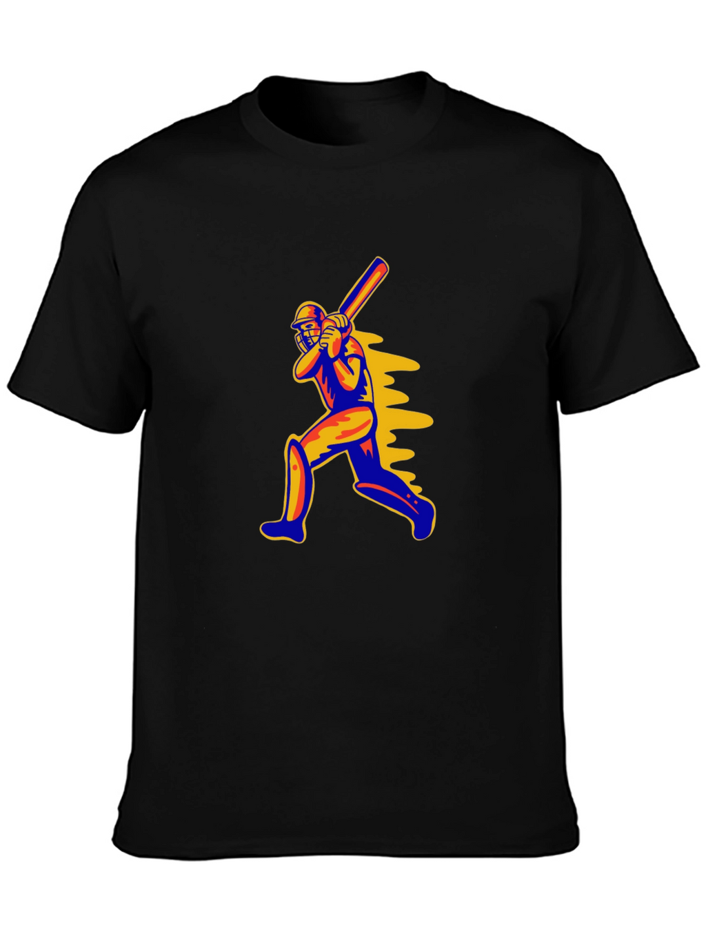 Cricket Player Graphic T-Shirt
