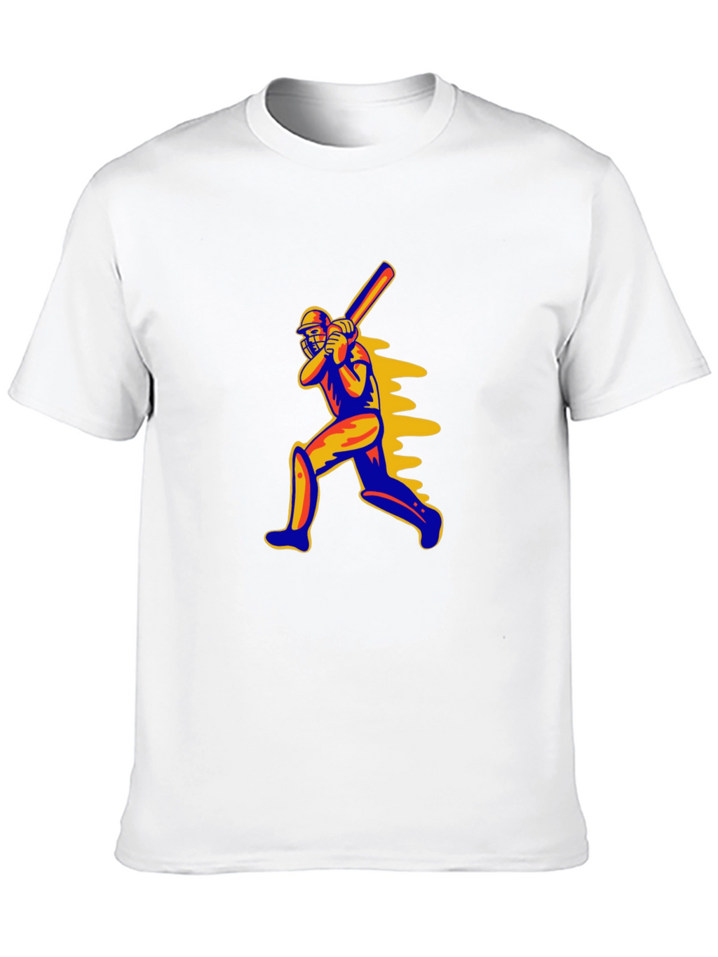 Cricket Player Graphic T-Shirt