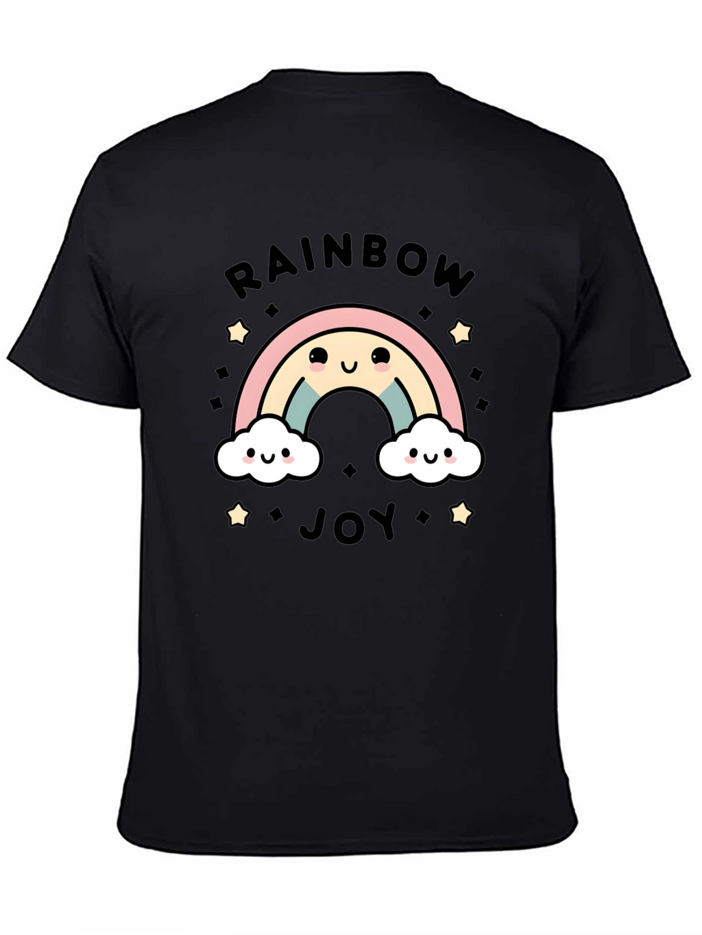 Rainbow Joy Graphic Tee - Cute Kawaii Style