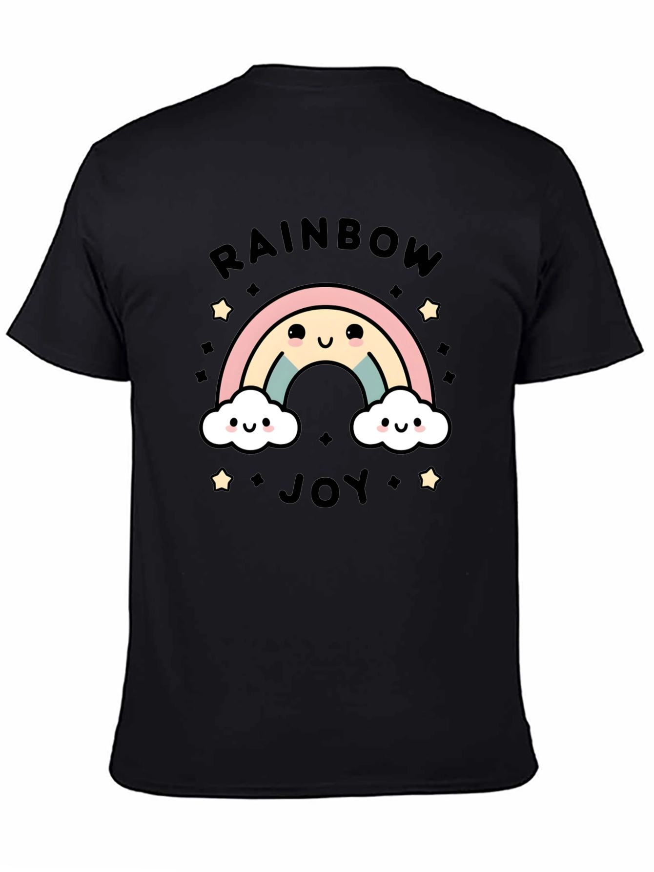 Rainbow Joy Graphic Tee - Cute Kawaii Style