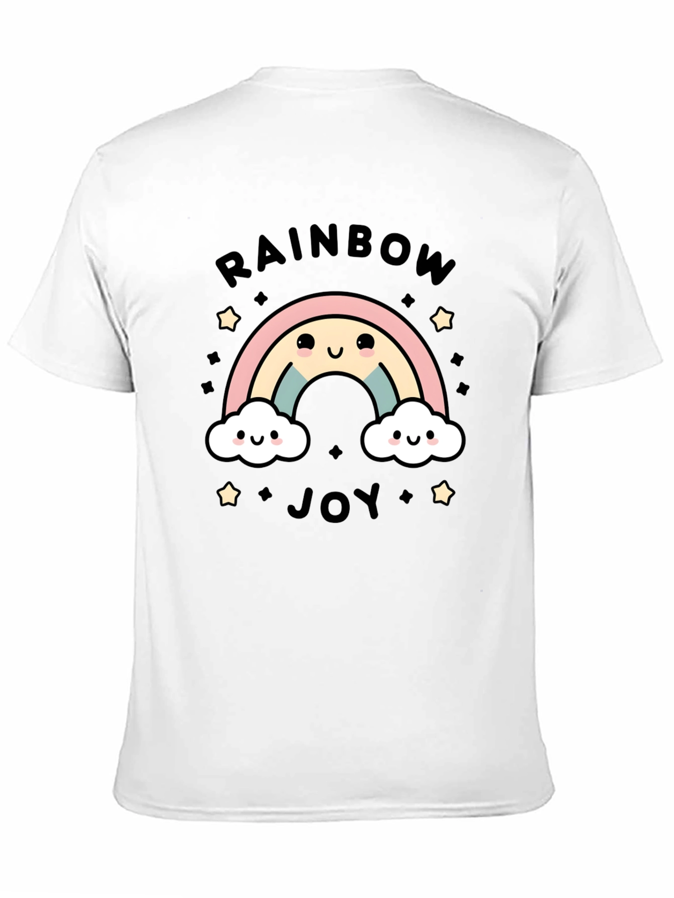 Rainbow Joy Graphic Tee - Cute Kawaii Style