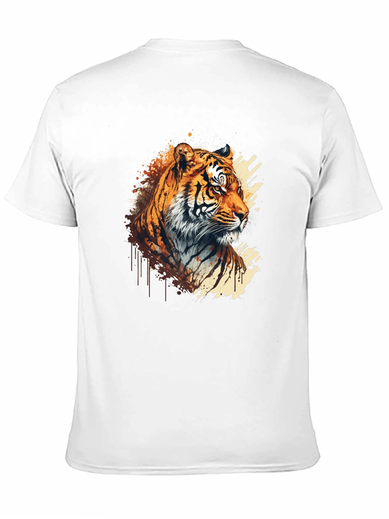 Tiger Graphic Black T-Shirt