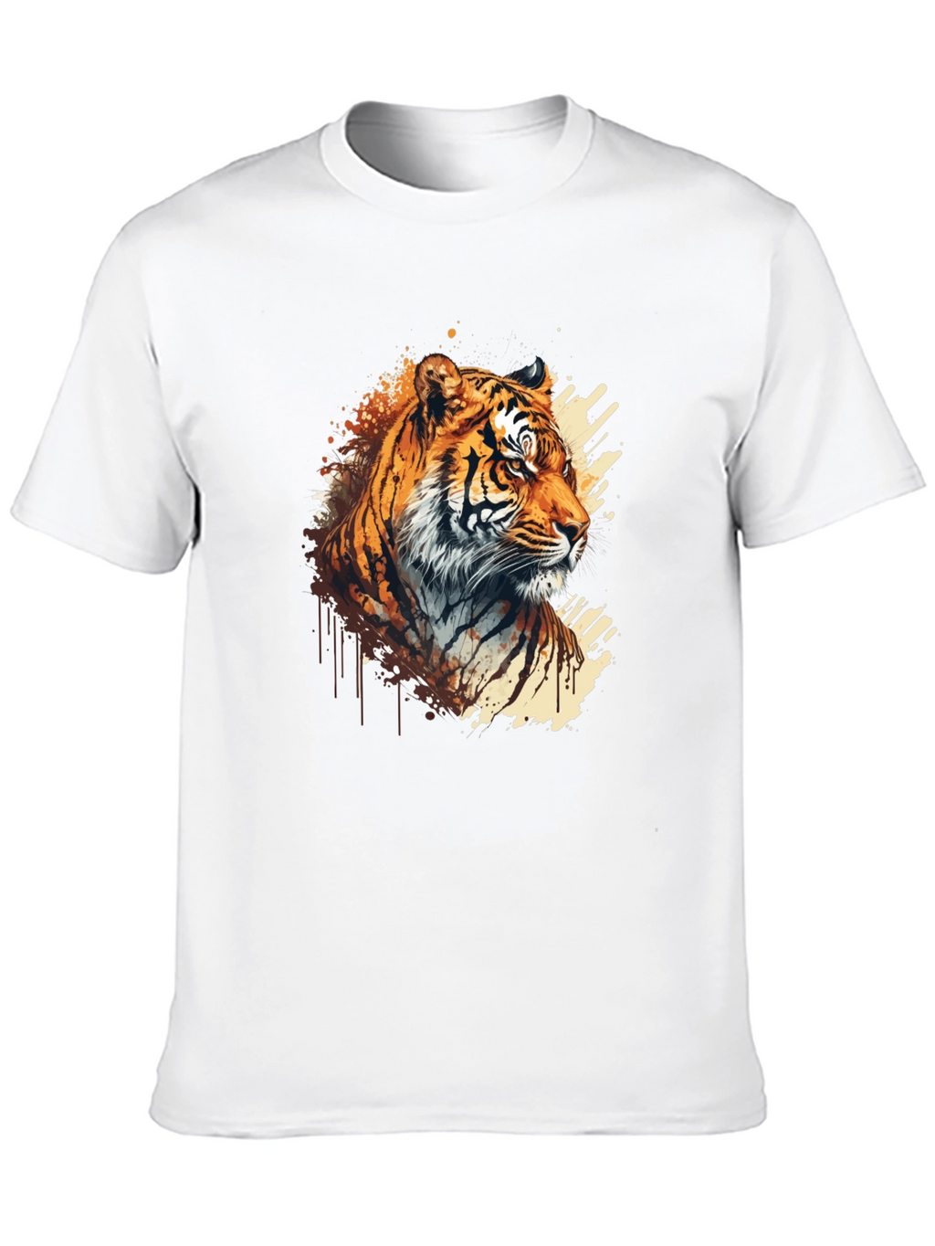 Tiger Graphic Black T-Shirt