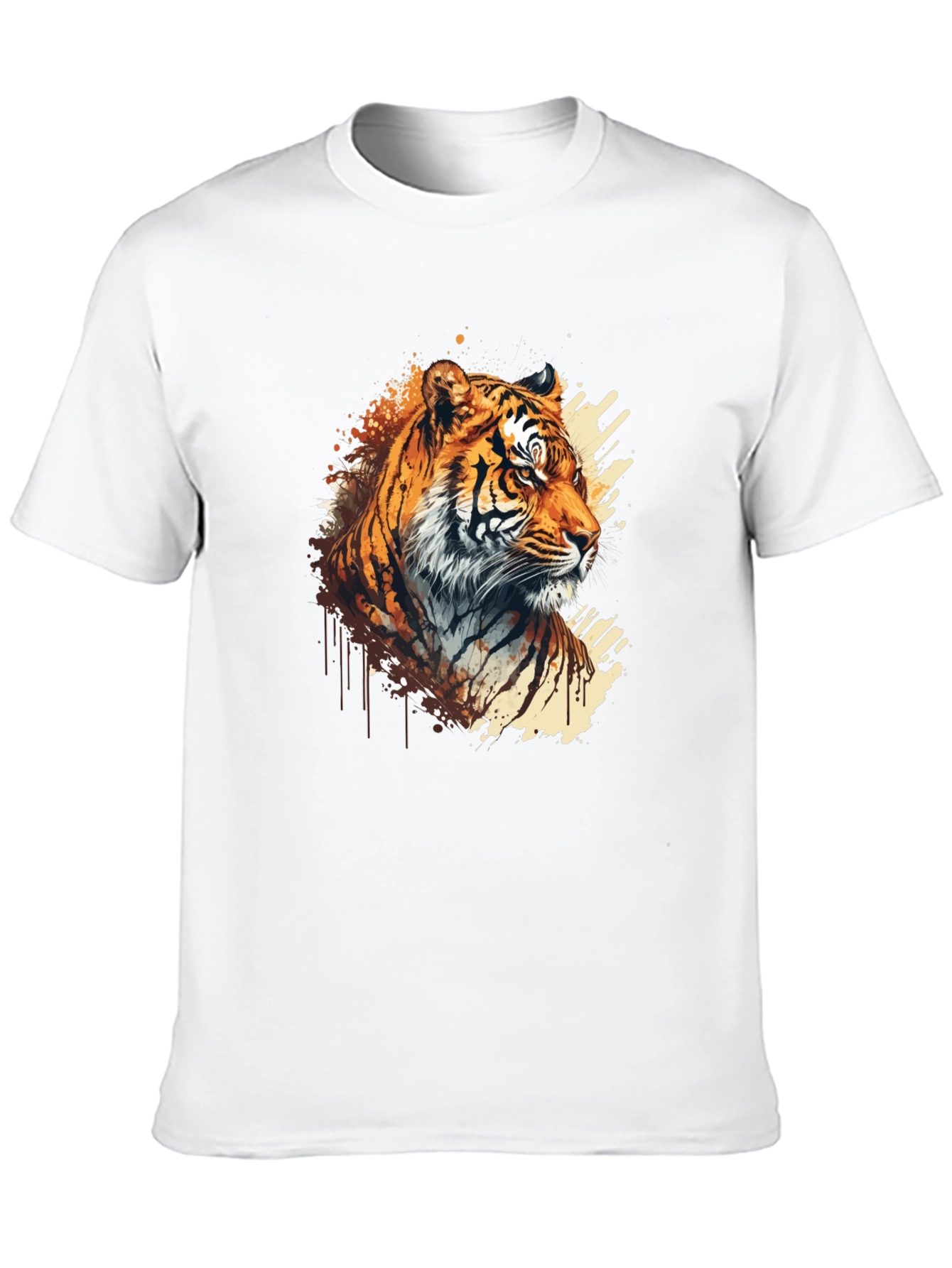 Tiger Graphic Black T-Shirt