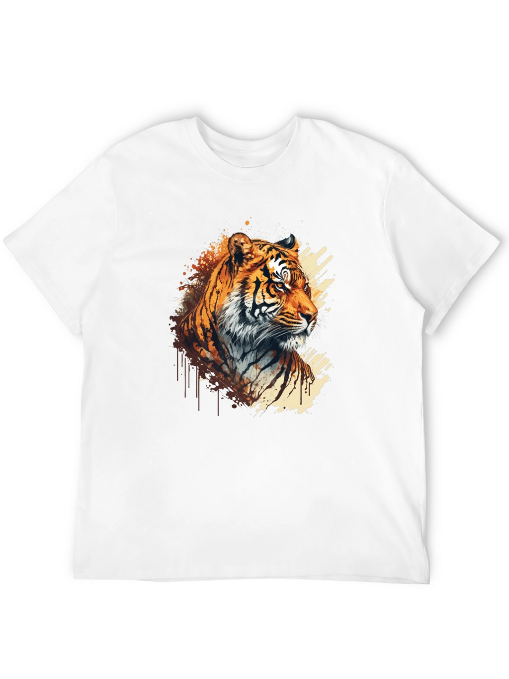 Tiger Graphic Black T-Shirt