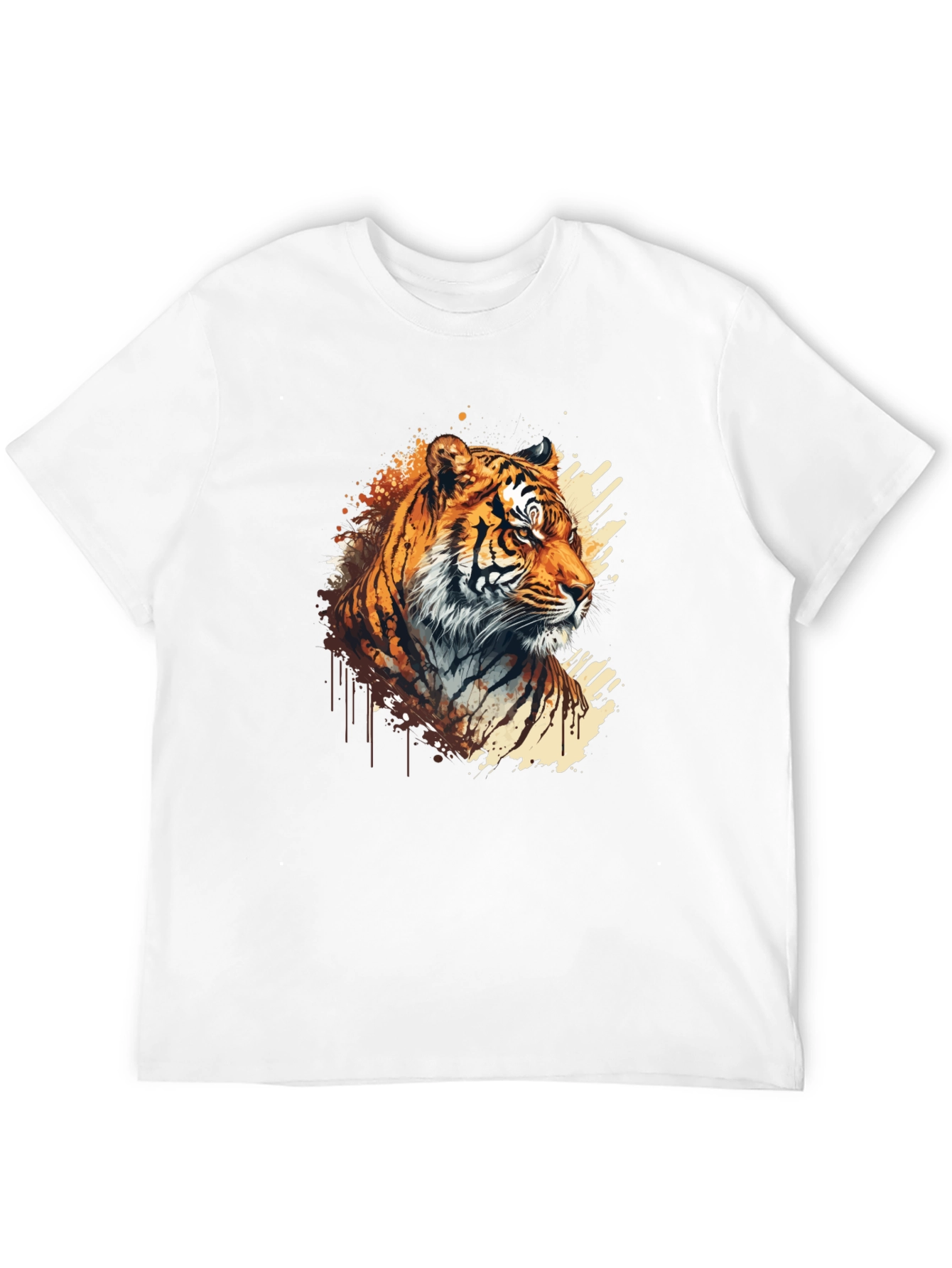 Tiger Graphic Black T-Shirt