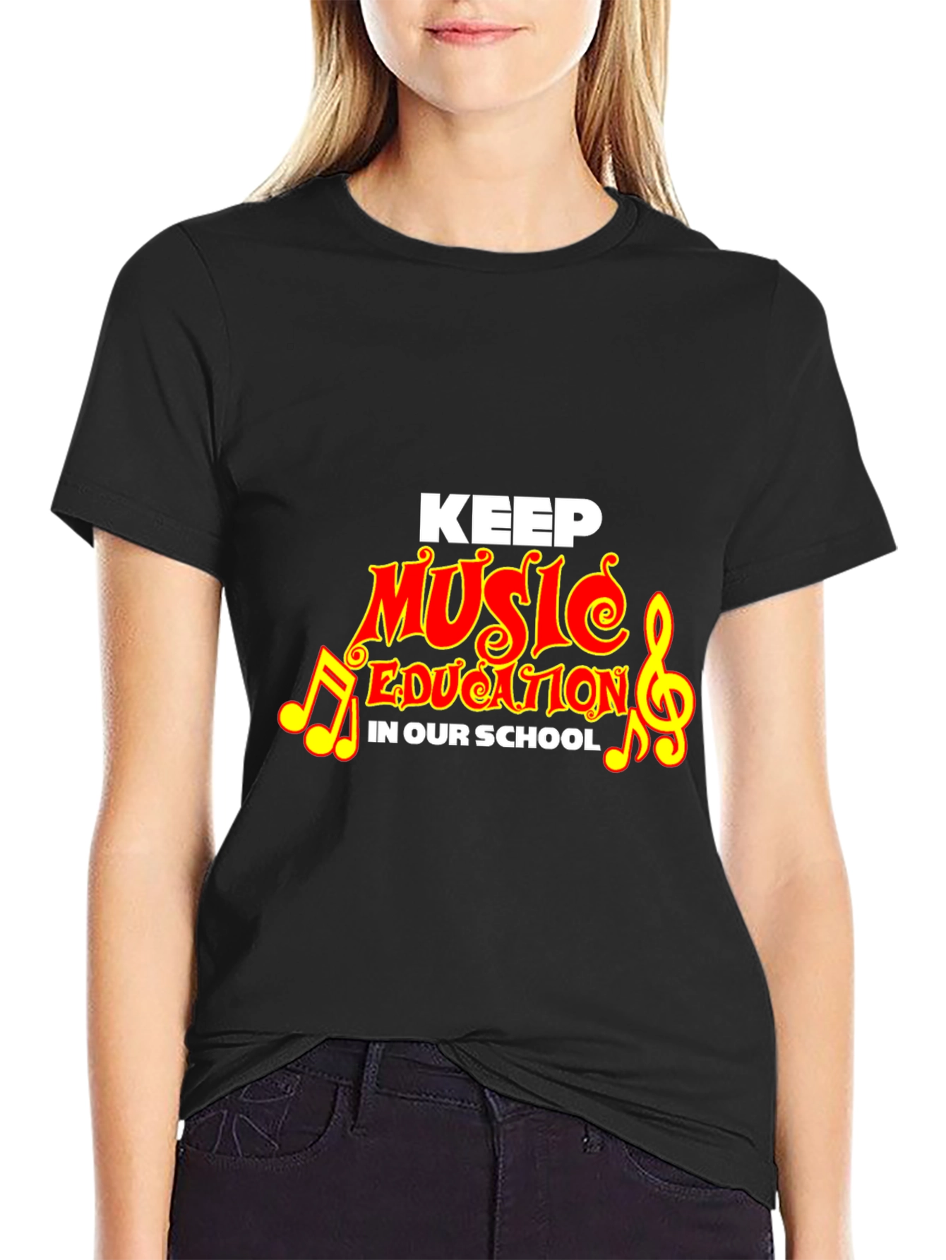 Keep Music Education Graphic Tee