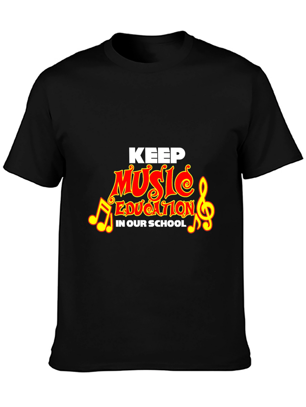 Keep Music Education Graphic Tee