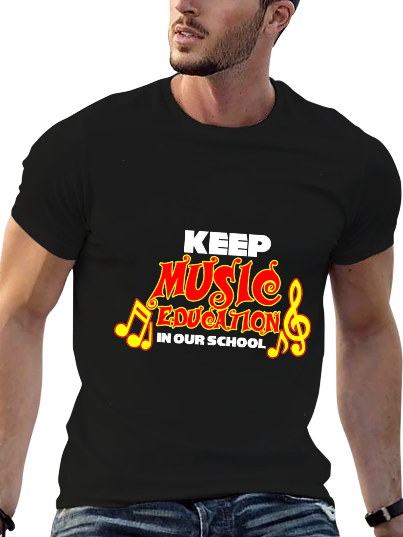 Keep Music Education Graphic Tee