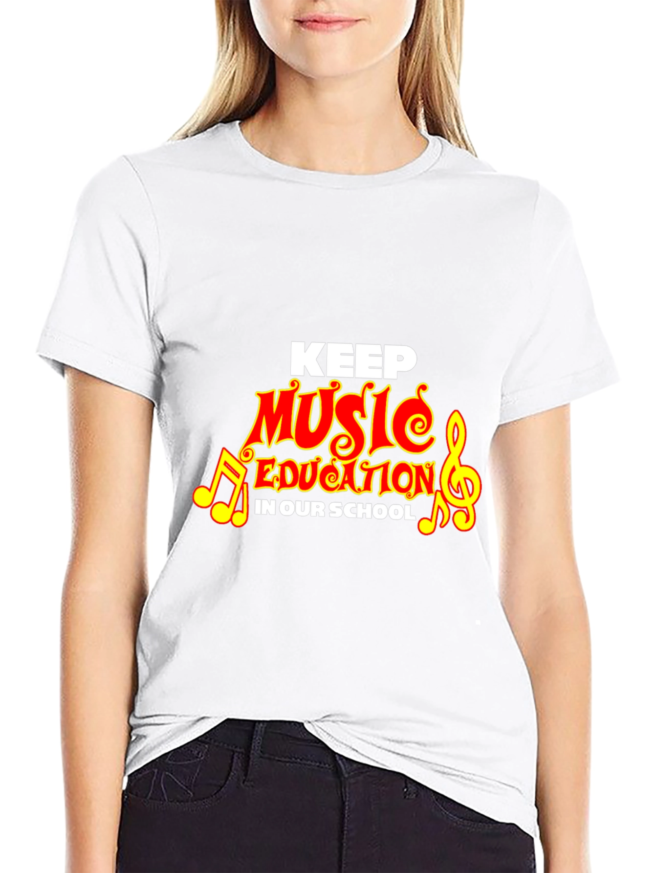 Keep Music Education Graphic Tee