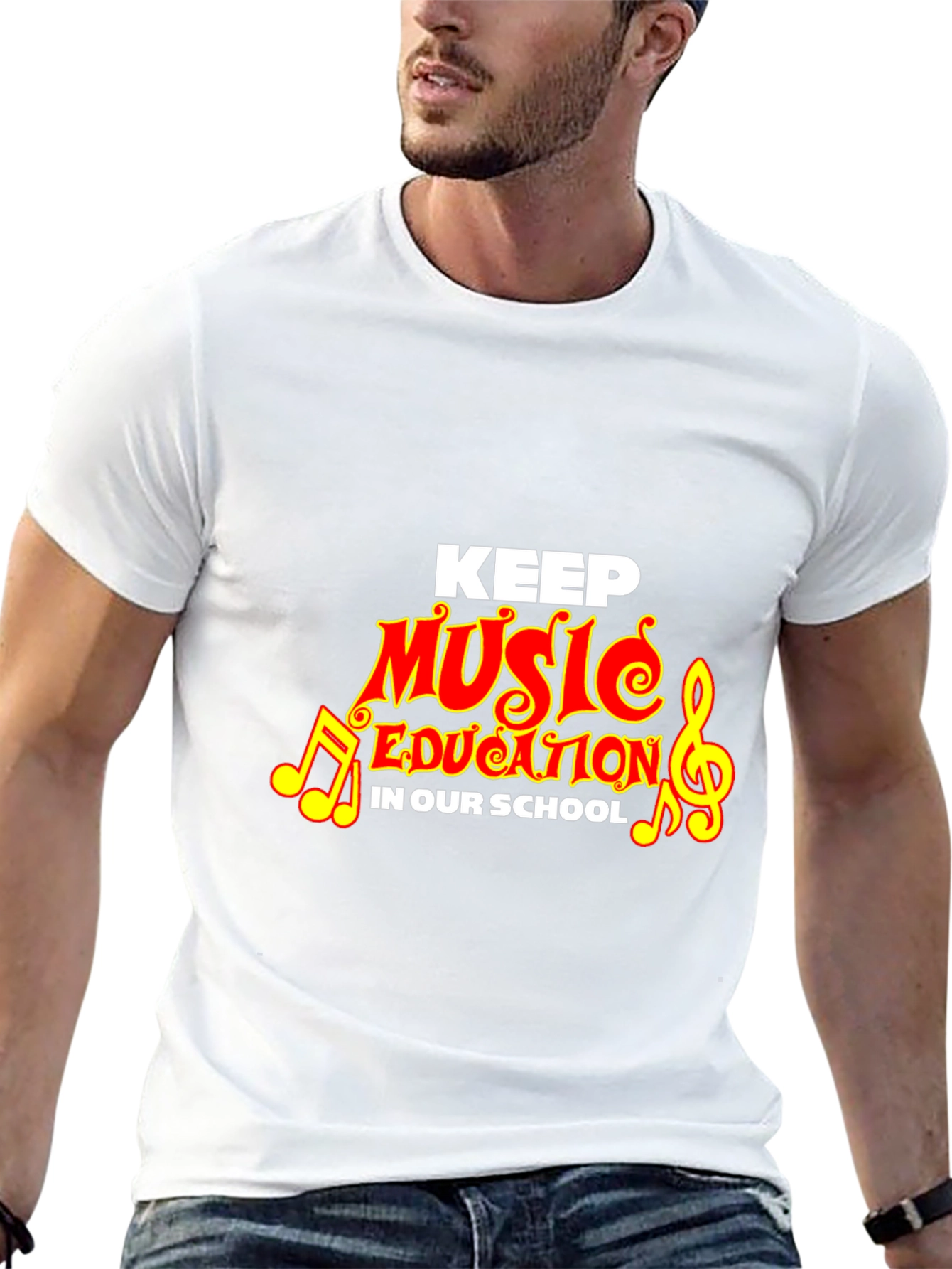 Keep Music Education Graphic Tee