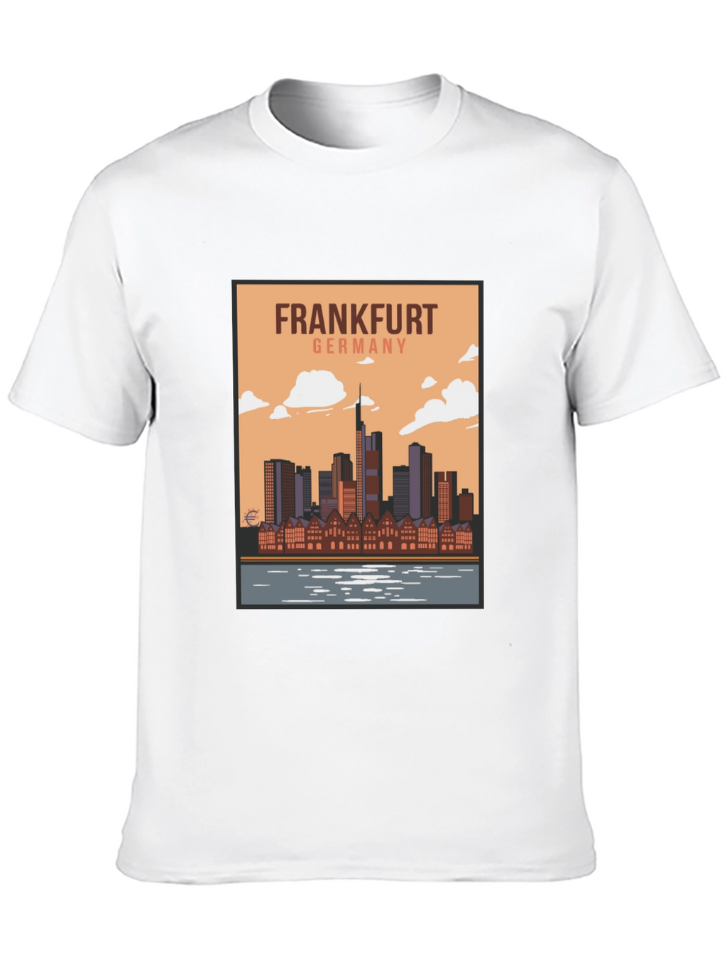 Frankfurt Germany Skyline Graphic T-Shirt