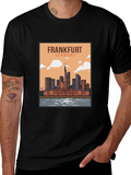 Frankfurt Germany Skyline Graphic T-Shirt