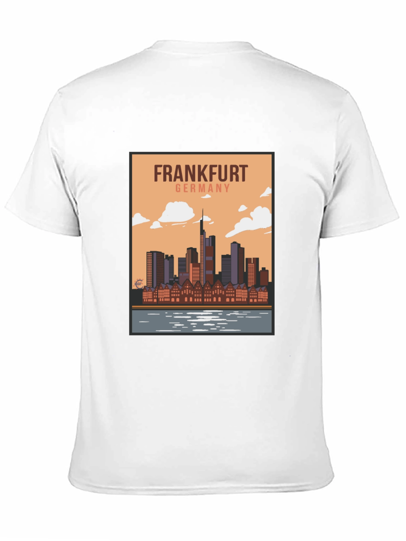 Frankfurt Germany Skyline Graphic T-Shirt