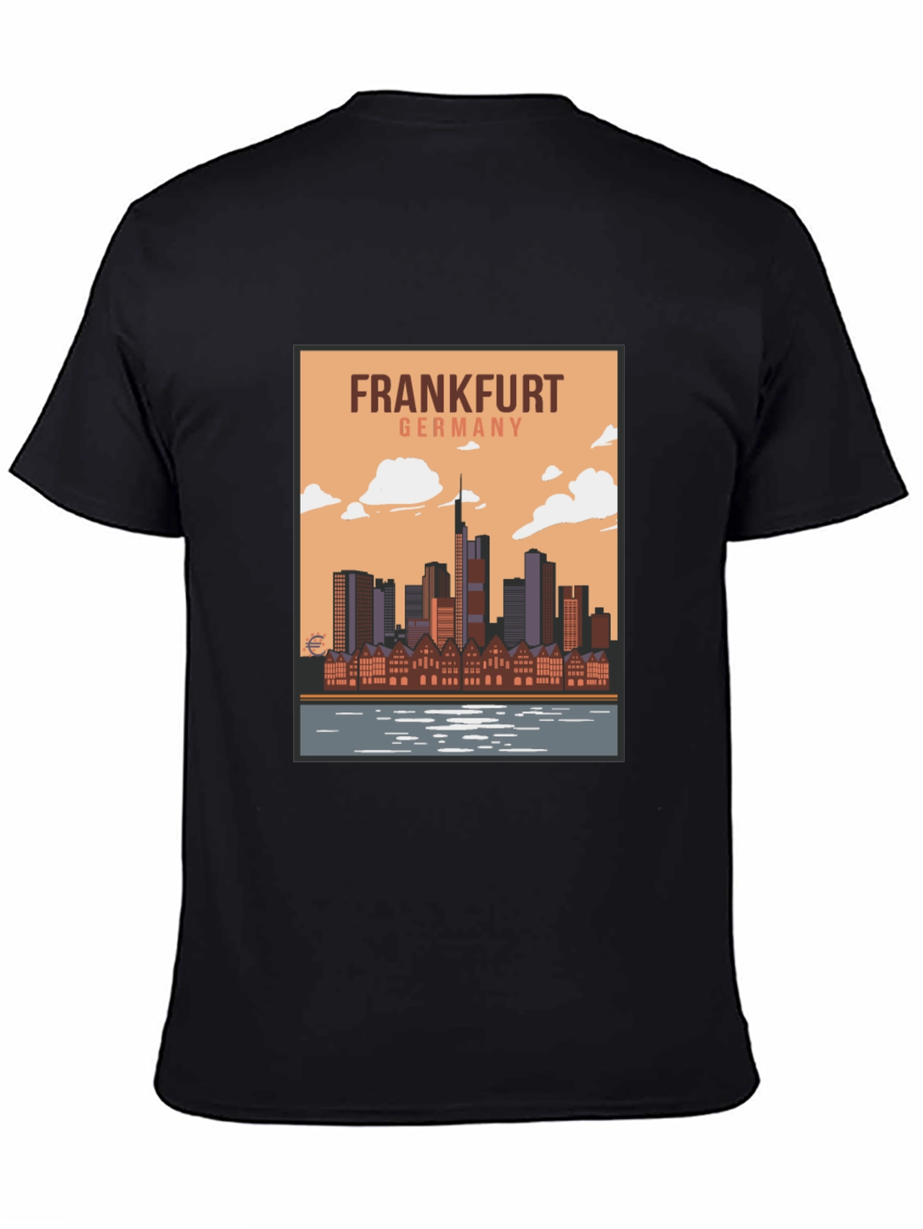 Frankfurt Germany Skyline Graphic T-Shirt
