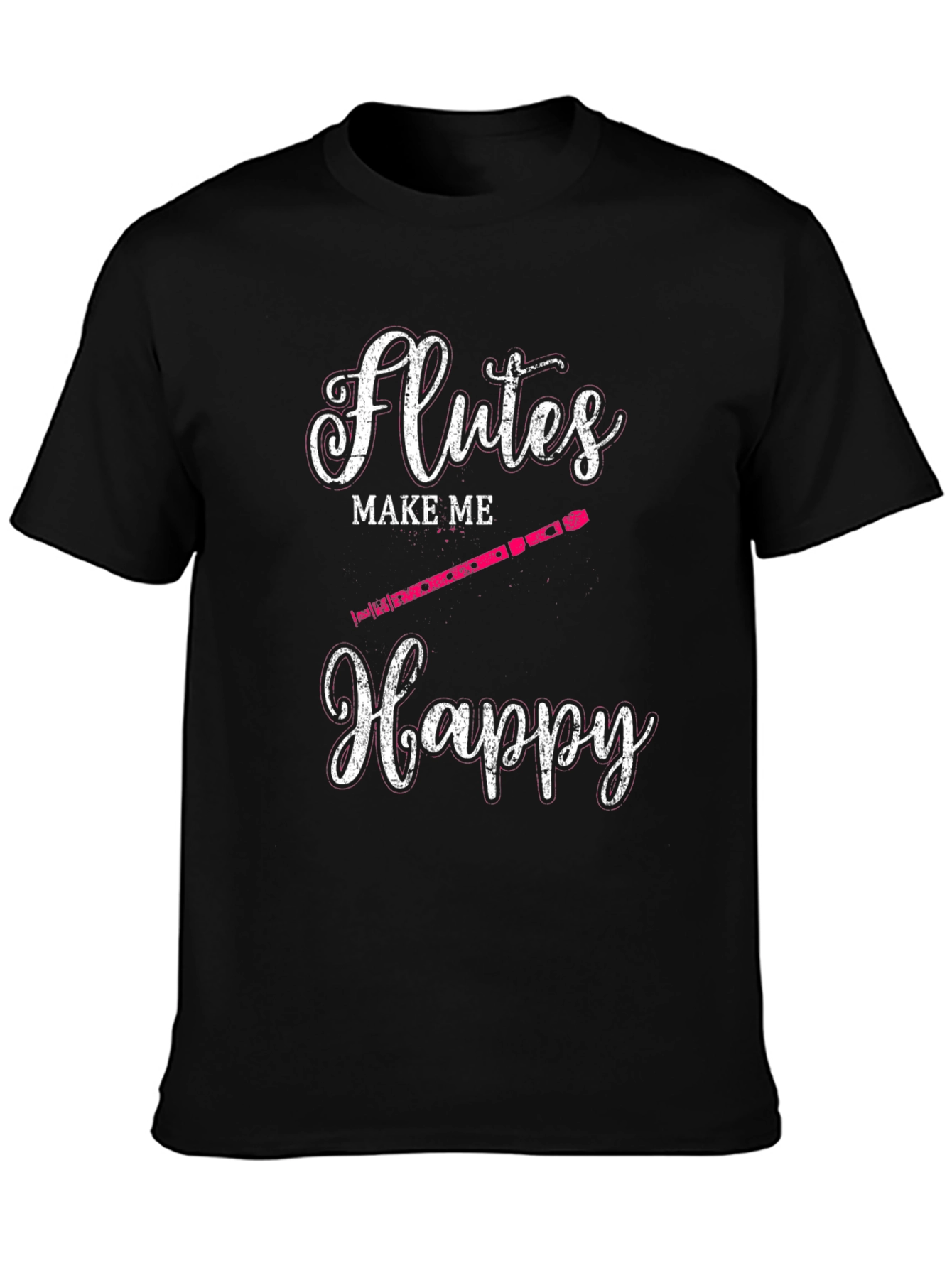 Flutes Make Me Happy T-Shirt