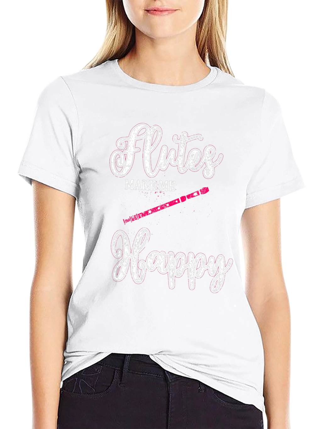 Flutes Make Me Happy T-Shirt