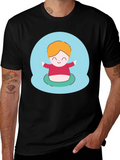 Cute Character Graphic T-Shirt - Playful Design