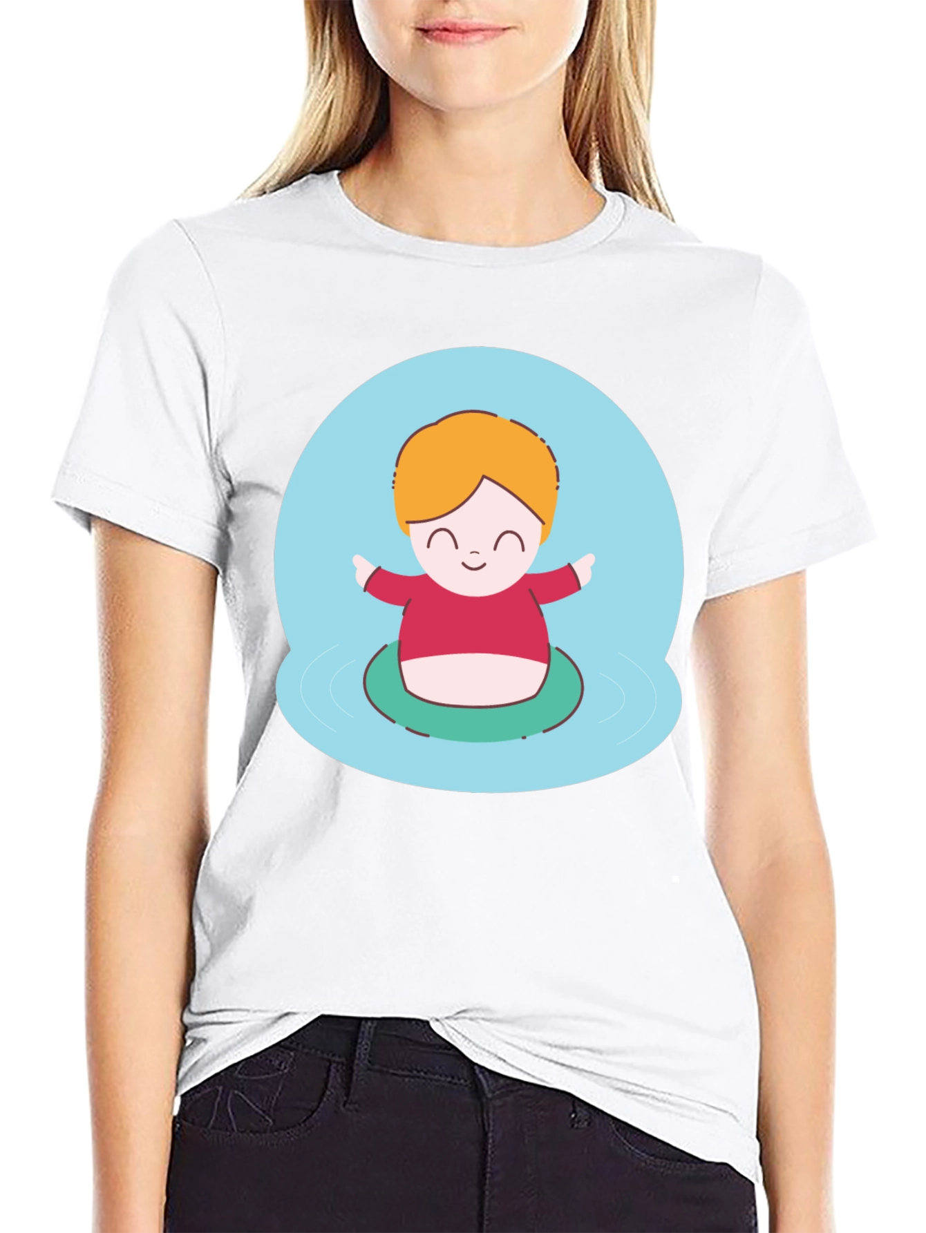 Cute Character Graphic T-Shirt - Playful Design