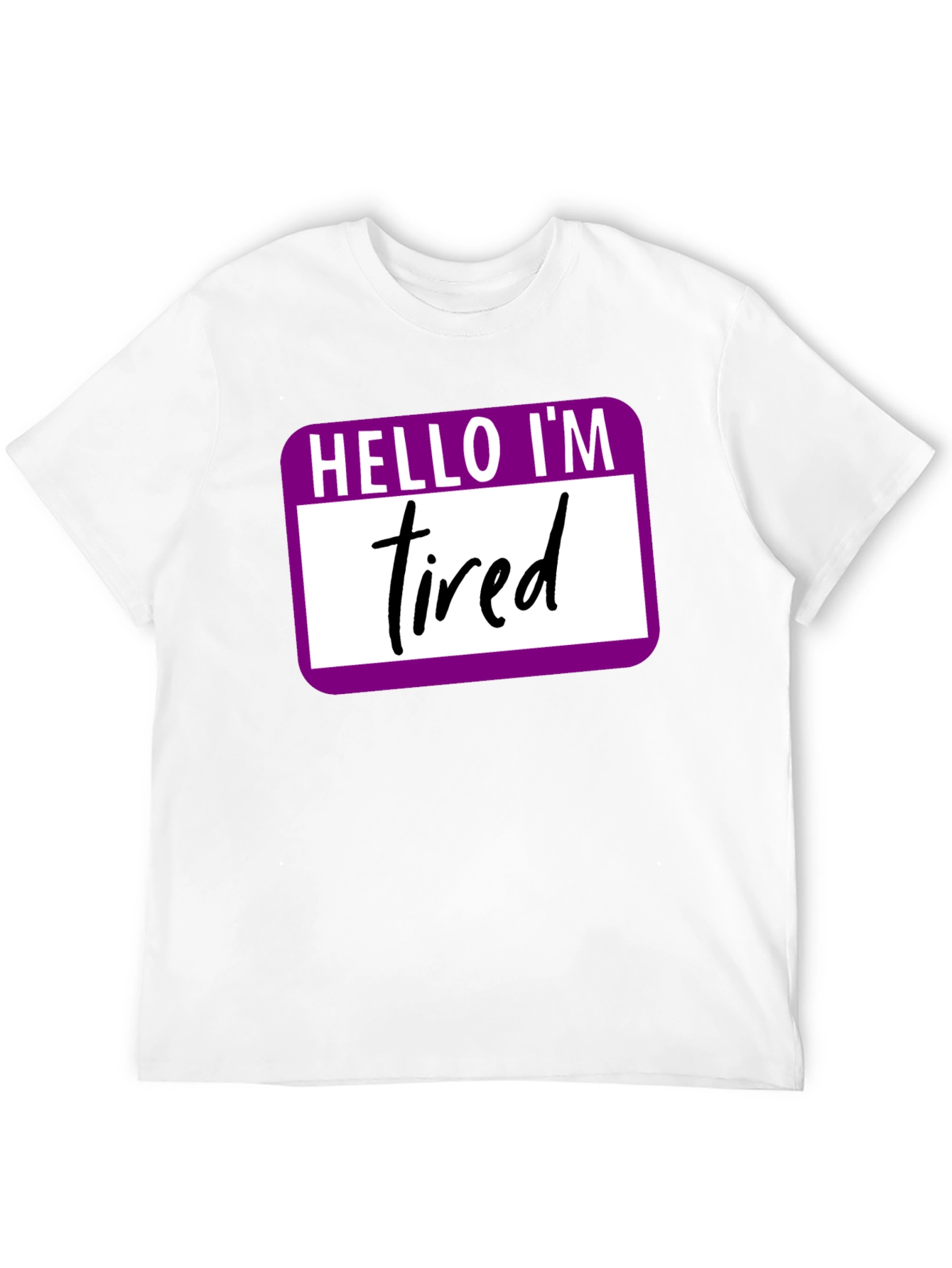 Hello Im Tired T-Shirt - Funny Introvert Tee