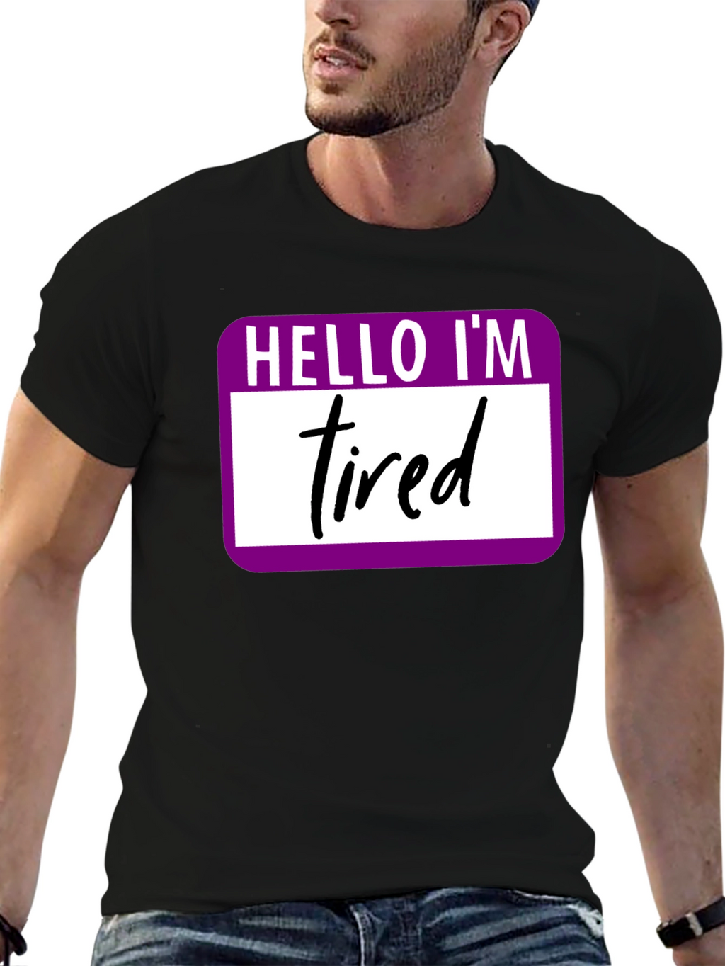Hello Im Tired T-Shirt - Funny Introvert Tee