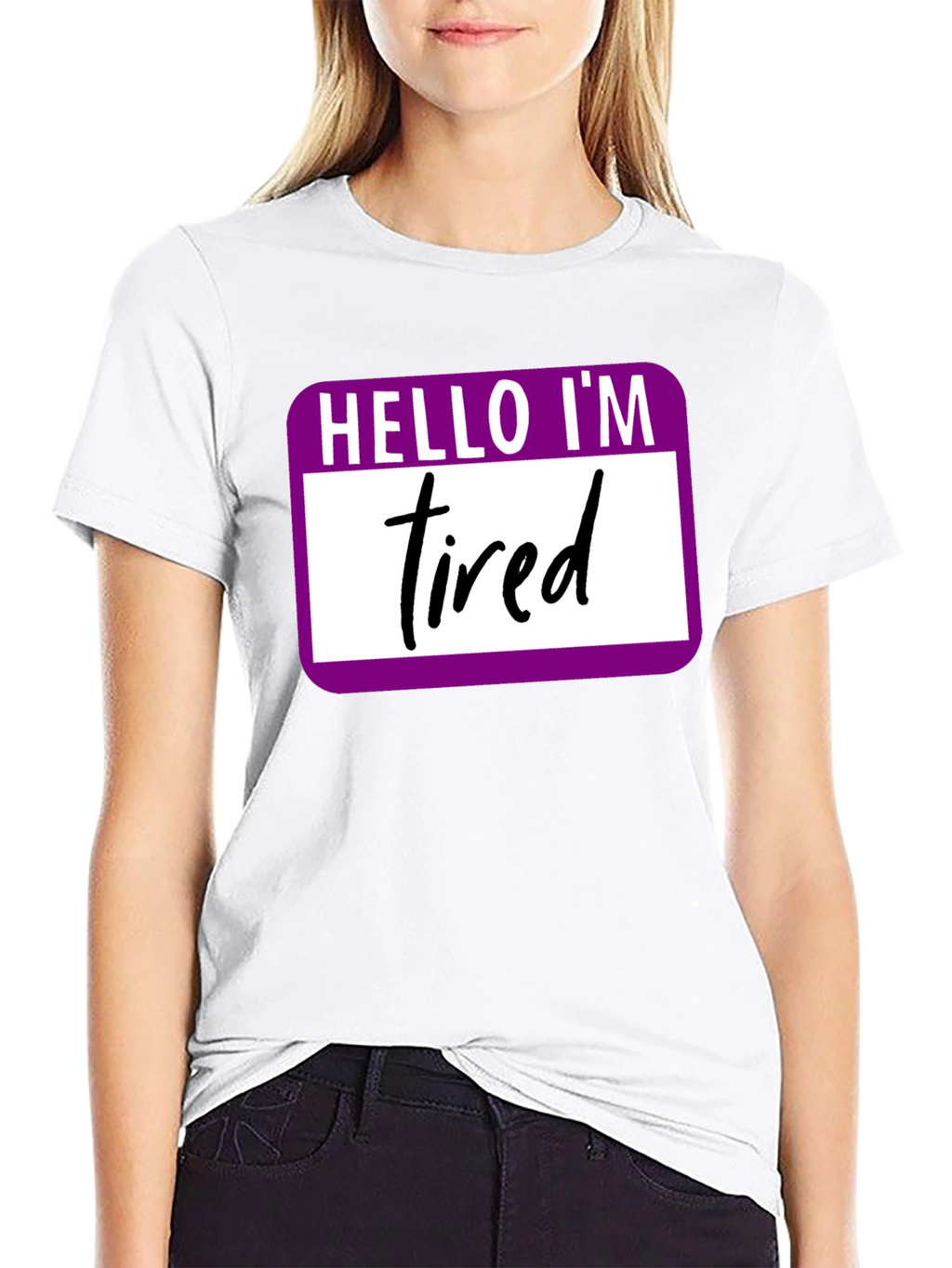Hello Im Tired T-Shirt - Funny Introvert Tee