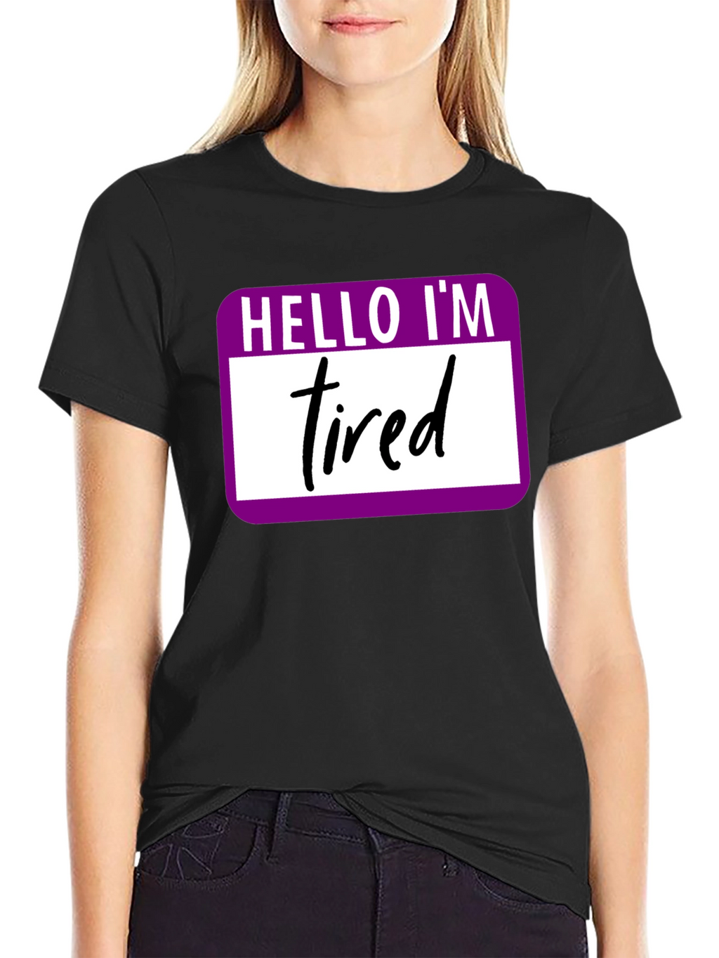 Hello Im Tired T-Shirt - Funny Introvert Tee