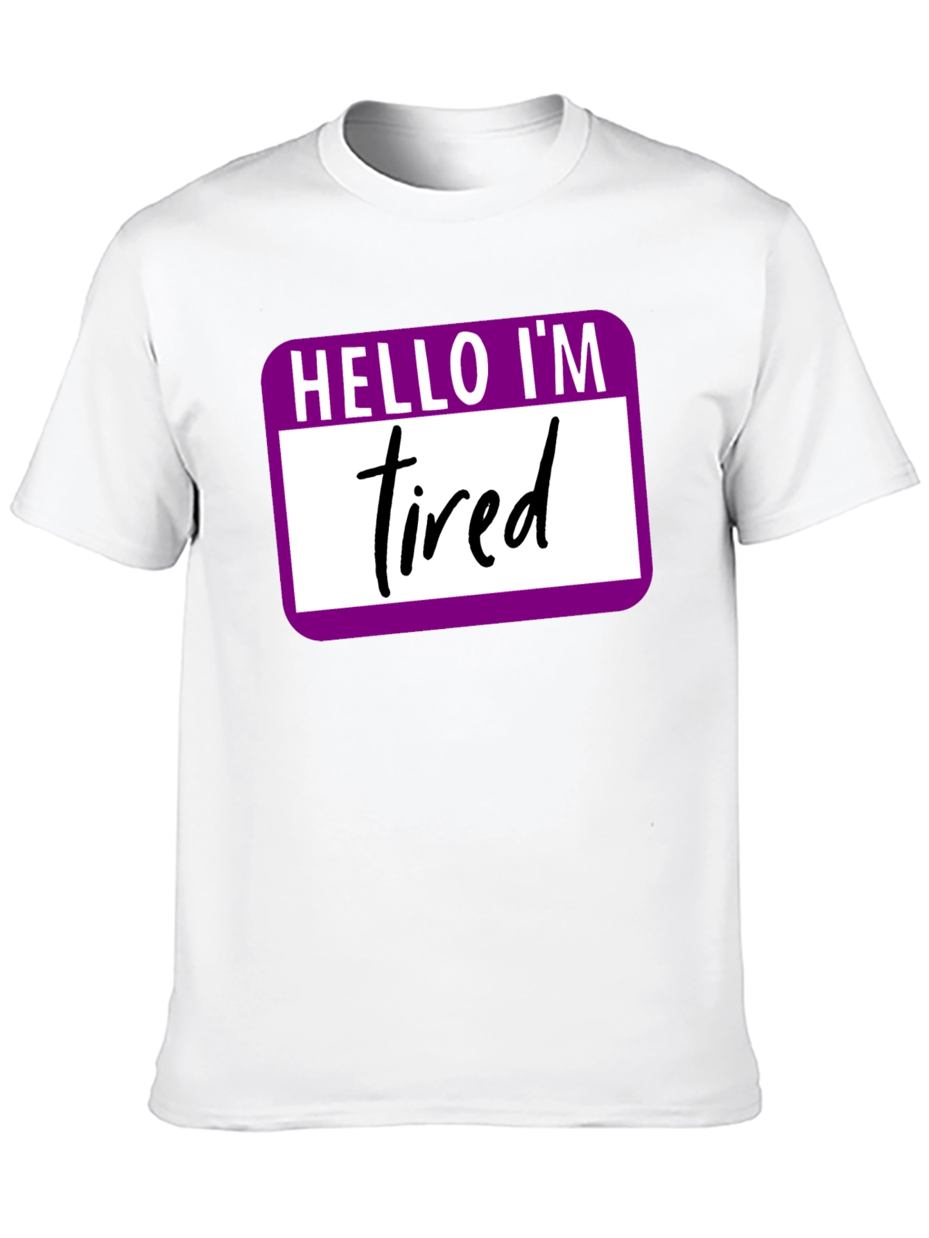 Hello Im Tired T-Shirt - Funny Introvert Tee