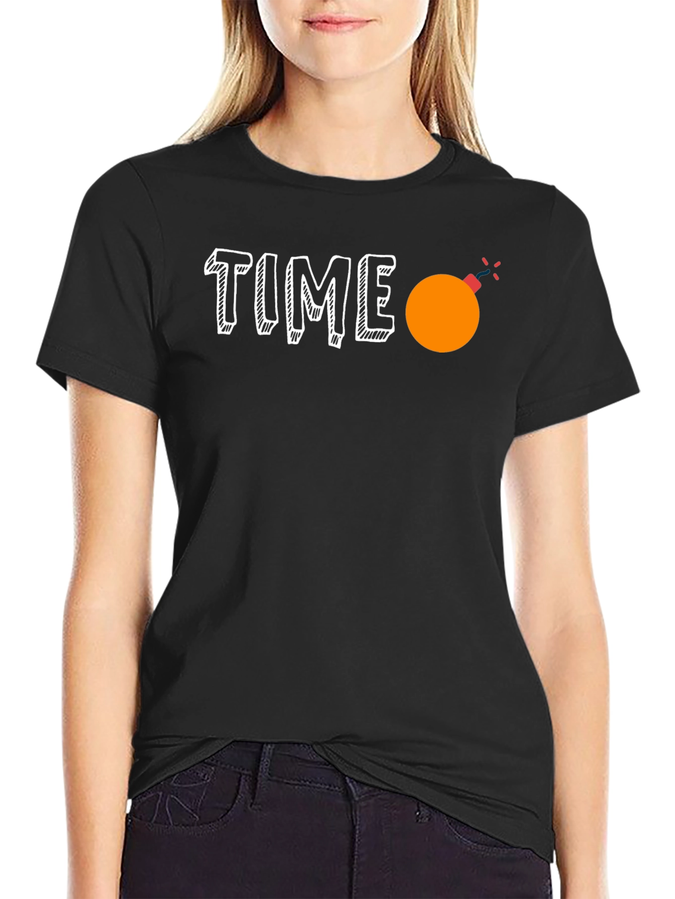 Time Bomb Graphic Tee - Mens Black T-Shirt