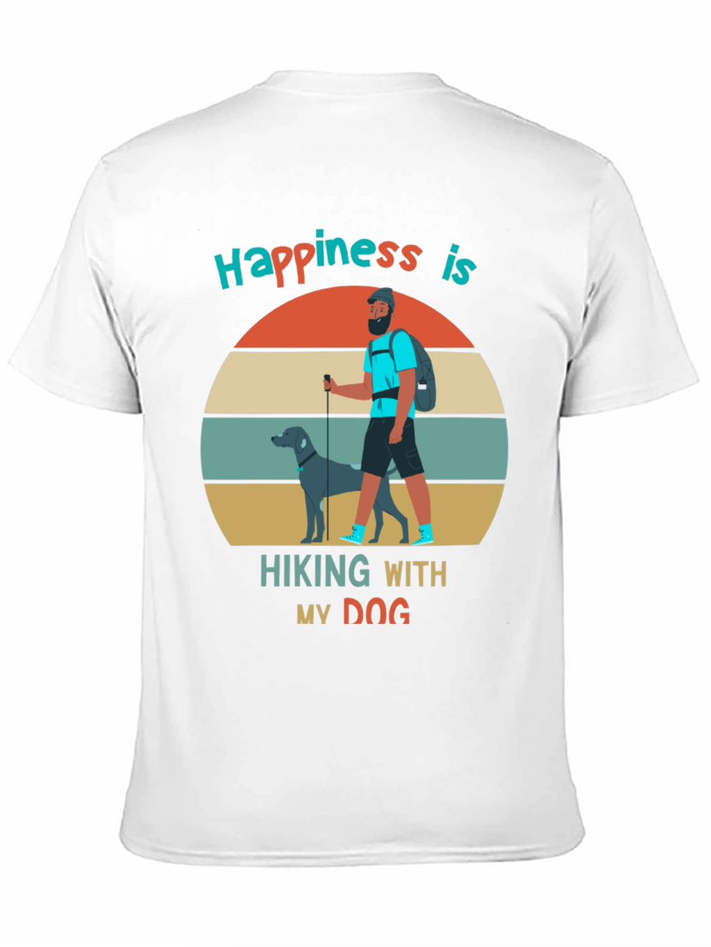 Hiking With My Dog Graphic Tee