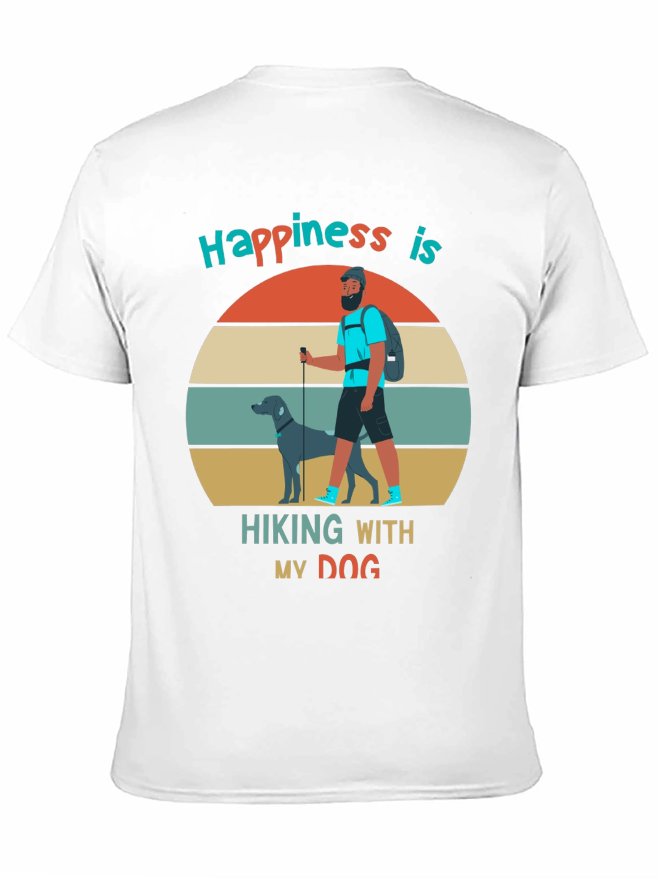 Hiking With My Dog Graphic Tee
