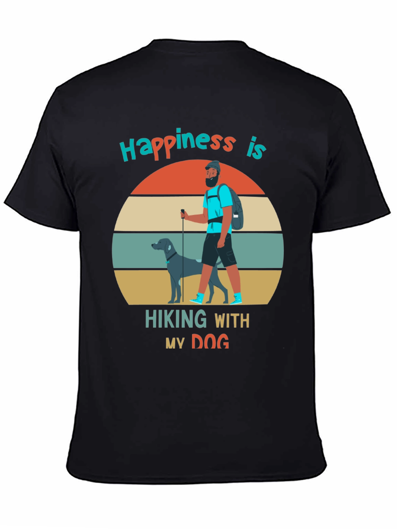 Hiking With My Dog Graphic Tee