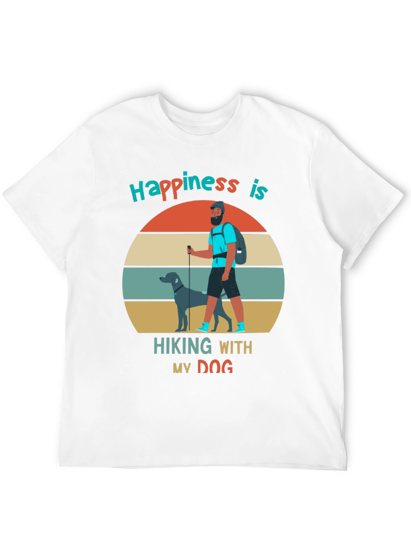 Hiking With My Dog Graphic Tee